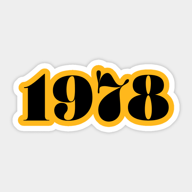 1978 Sticker by Thisisblase